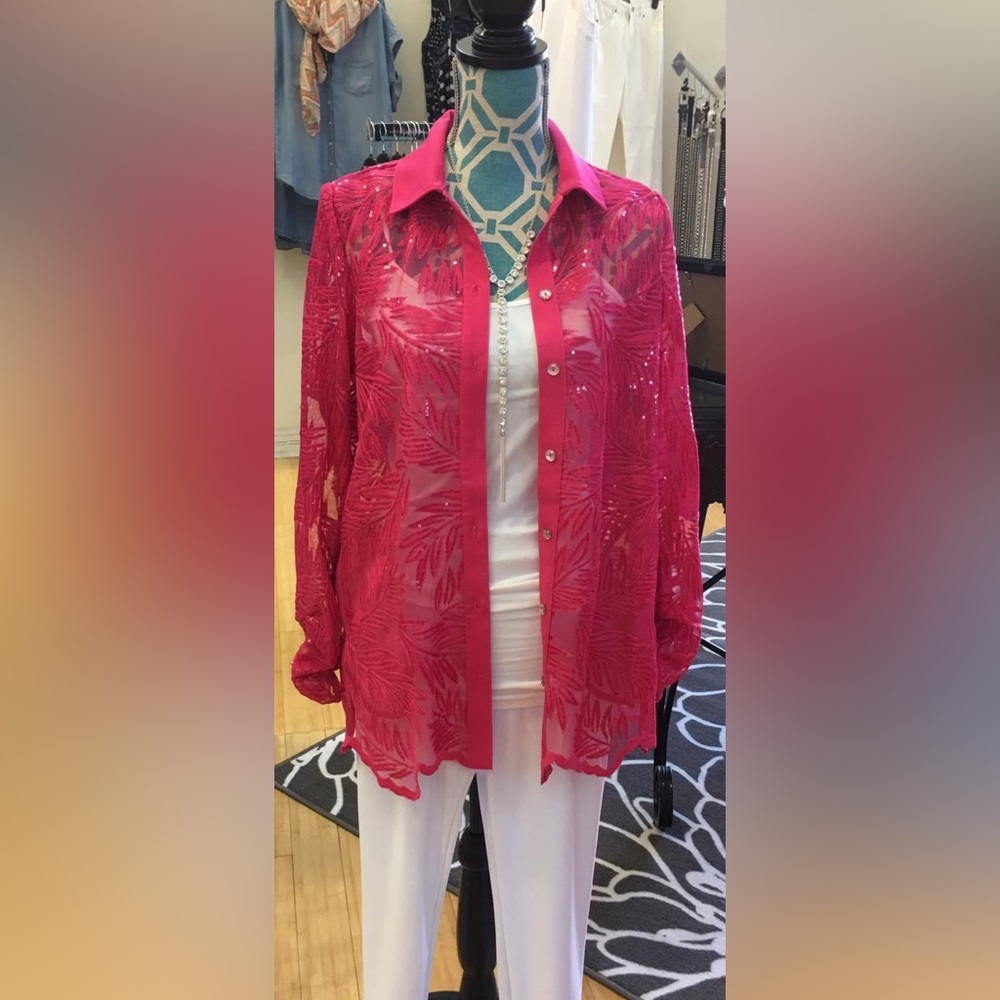 Berek Pink Happy Big Shirt NWT